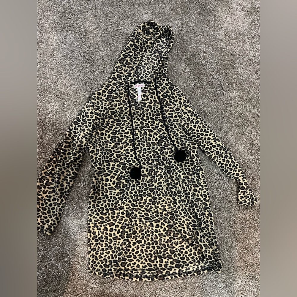 Comfy lounge sweater leopard